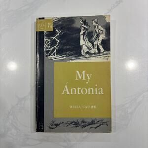 My Antonia by Willa Cather Vintage 1954 Trade Paperback Houghton Mifflin